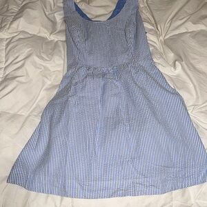 Vineyard Vines Blue and White Striped Kids Dress